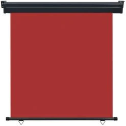 ASUPERMALL Auvent Lateral De Balcon 170x250 Cm Rouge -Pergola Soldes 29988895 2