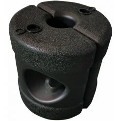 HAPPY GARDEN Lot De 4 Poids De Lestage CARNAC Pour Tente De Réception - Noir