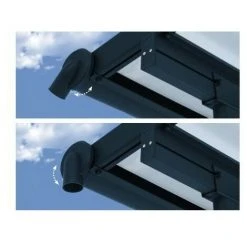 PALRAM Toit Terrasse SIERRA PATIO COVER 3x3 - Gris -Pergola Soldes 30345928 4