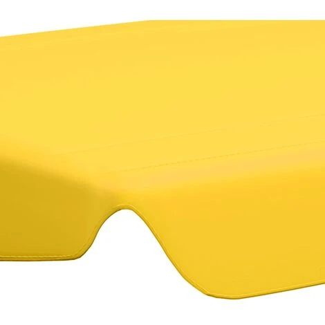 TRUE DEAL Toit De Rechange Balançoire De Jardin Jaune 192x147 Cm 270 G/m² 7 TRUE DEAL Toit De Rechange Balançoire De Jardin Jaune 192x147 Cm 270 G/m² – Image 5