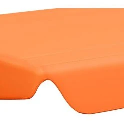TRUE DEAL Toit De Rechange Balançoire De Jardin Orange 192x147 Cm 270 G/m² -Pergola Soldes 30363297 5