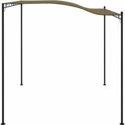 TRUE DEAL Auvent De Parasol 3x2,5 M Taupe 180 G/m² 9 TRUE DEAL Auvent De Parasol 3x2,5 M Taupe 180 G/m² -Pergola Soldes 30363314 3