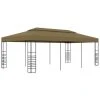 TRUE DEAL Belvédère 6x3x2,7 M Taupe 180 G/m² 1 TRUE DEAL Belvédère 6x3x2,7 M Taupe 180 G/m² -Pergola Soldes 30363325 1