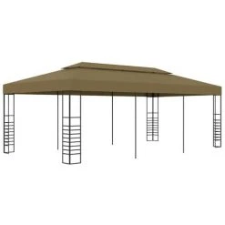 TRUE DEAL Belvédère 6x3x2,7 M Taupe 180 G/m²