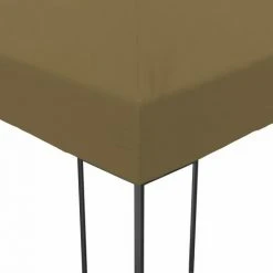 TRUE DEAL Belvédère 6x3x2,7 M Taupe 180 G/m² -Pergola Soldes 30363325 4