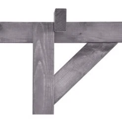 TRUE DEAL Pergola De Jardin Gris 200x40x205 Cm Bois De Pin Imprégné -Pergola Soldes 30363468 4