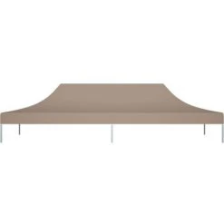 TRUE DEAL Toit De Tente De Réception 6x3 M Taupe 270 G/m² 9 TRUE DEAL Toit De Tente De Réception 6x3 M Taupe 270 G/m² -Pergola Soldes 30363887 3
