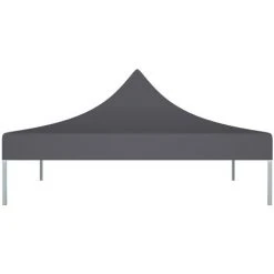 TRUE DEAL Toit De Tente De Réception 2x2 M Anthracite 270 G/m² -Pergola Soldes 30363897 3