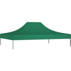 TRUE DEAL Toit De Tente De Réception 4x3 M Vert 270 G/m² -Pergola Soldes 30363913 2