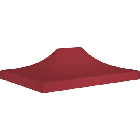 TRUE DEAL Toit De Tente De Réception 4x3 M Bordeaux 270 G/m² 3 TRUE DEAL Toit De Tente De Réception 4x3 M Bordeaux 270 G/m²