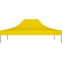 TRUE DEAL Toit De Tente De Réception 4x3 M Jaune 270 G/m² -Pergola Soldes 30363920 3
