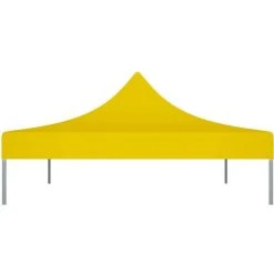 TRUE DEAL Toit De Tente De Réception 4x3 M Jaune 270 G/m² -Pergola Soldes 30363920 4