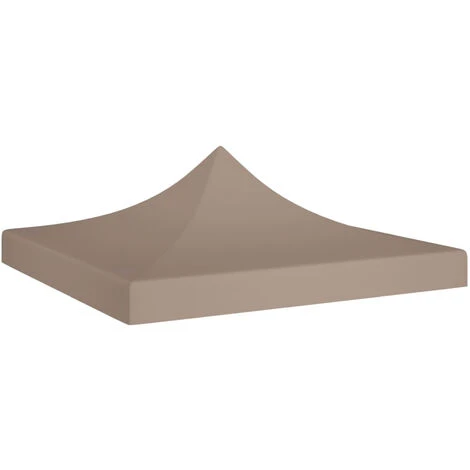 ASUPERMALL Toit De Tente De Reception 3x3 M Taupe 270 G/m² 3 ASUPERMALL Toit De Tente De Reception 3x3 M Taupe 270 G/m²