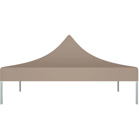 ASUPERMALL Toit De Tente De Reception 3x3 M Taupe 270 G/m² 6 ASUPERMALL Toit De Tente De Reception 3x3 M Taupe 270 G/m² – Image 4