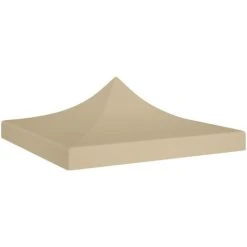 ASUPERMALL Toit De Tente De Reception 2x2 M Beige 270 G/m²
