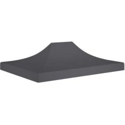 ASUPERMALL Toit De Tente De Reception 4x3 M Anthracite 270 G/m²