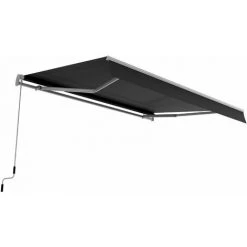 RED DECO Store Banne Manuel 3x2m TAMPA Gris Aluminium 295 X 200 X 14,2 Cm - Gris 10 RED DECO Store Banne Manuel 3x2m TAMPA Gris Aluminium 295 X 200 X 14,2 Cm - Gris -Pergola Soldes 30543518 4