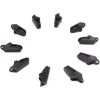 ILOVEMILAN Clip Bache, Clip Tente, Clip En Plastique, 10 Pinces Clips De Bâche De Tente En Plastique Tente Snaps Pour Camping Canopy Clamp Noir Clips De Bâche Auvents Pour Activités De Plein Air -Pergola Soldes 30779287 1