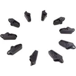 ILOVEMILAN Clip Bache, Clip Tente, Clip En Plastique, 10 Pinces Clips De Bâche De Tente En Plastique Tente Snaps Pour Camping Canopy Clamp Noir Clips De Bâche Auvents Pour Activités De Plein Air
