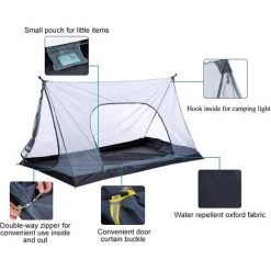 ASUPERMALL Tente De Camping Pliable Exterieure, Tente En Maille Ultra-Legere, Tente En Filet Anti-Moustique 8 ASUPERMALL Tente De Camping Pliable Exterieure, Tente En Maille Ultra-Legere, Tente En Filet Anti-Moustique -Pergola Soldes 31044135 2