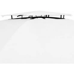 ASUPERMALL Chapiteau De Jardin Avec Rideaux 360x312x265 Cm Blanc 180 G/m² 11 ASUPERMALL Chapiteau De Jardin Avec Rideaux 360x312x265 Cm Blanc 180 G/m² -Pergola Soldes 31560048 5