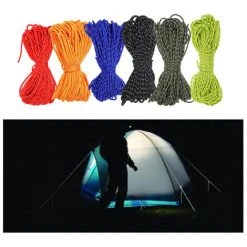 HAPPYSHOPPING Corde De Tente Fluorescente De Corde De Tente Reflechissante De 2 Mm -Pergola Soldes 31578749 4