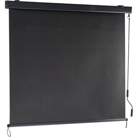 Relaxdays Auvent Perpendiculaire, 250x160 Cm, Protection Solaire, Privée, Balcon Et Terrasse, Manivelle, Anthracite. 3 Relaxdays Auvent Perpendiculaire, 250x160 Cm, Protection Solaire, Privée, Balcon Et Terrasse, Manivelle, Anthracite.