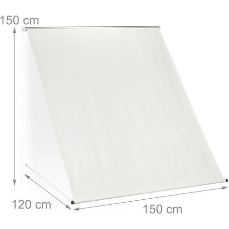 Relaxdays Auvent Rétractable, Occultant, Pour Fenêtres Protection Contre Rayons UV, Avec Câble Tailles, 120x150 Cm Beige 7 Relaxdays Auvent Rétractable, Occultant, Pour Fenêtres Protection Contre Rayons UV, Avec Câble Tailles, 120x150 Cm Beige – Image 5