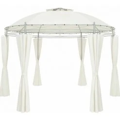 Tonnelle De Jardin Toscana Casaria Beige