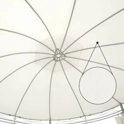 Tonnelle De Jardin Toscana Casaria Beige 9 Tonnelle De Jardin Toscana Casaria Beige -Pergola Soldes 31832031 3