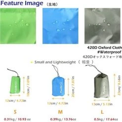 BARES Tarp Ultra Léger Tapis De Sol Bâche De Camping Parasol Couverture Abri Auvent Imperméable Pour Tente Hamac Pique-Nique Randonnée Plage -Pergola Soldes 31974564 4