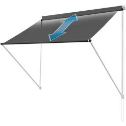 Auvent De Fenêtre Store Abri De Soleil Balcon Anthracite 4,0 X 1,2 M ML-Design -Pergola Soldes 32040598 4