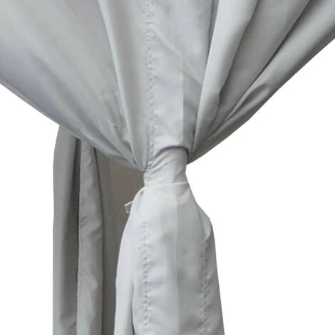 Tonnelle De Jardin Gazebo Tente Pour Extérieur Acier Chillvert Milos 295x295x250 Cm Rideaux Beige 7 Tonnelle De Jardin Gazebo Tente Pour Extérieur Acier Chillvert Milos 295x295x250 Cm Rideaux Beige – Image 5