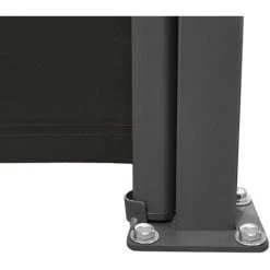 FRANKYSTAR Rideau Latéral 300x180H Cm. Pare-vent Avec Système De Rétraction Automatique. Cadre En Aluminium. Couleur Gris Anthracite. 7 FRANKYSTAR Rideau Latéral 300x180H Cm. Pare-vent Avec Système De Rétraction Automatique. Cadre En Aluminium. Couleur Gris Anthracite. -Pergola Soldes 32340872 3