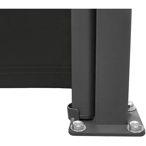 FRANKYSTAR Rideau Latéral 300x180H Cm. Pare-vent Avec Système De Rétraction Automatique. Cadre En Aluminium. Couleur Gris Anthracite. 5 FRANKYSTAR Rideau Latéral 300x180H Cm. Pare-vent Avec Système De Rétraction Automatique. Cadre En Aluminium. Couleur Gris Anthracite. – Image 3