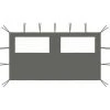 VidaXL Paroi Latérale De Belvédère Avec Fenêtres 4x2 M Anthracite - Anthracite -Pergola Soldes 32538381 1