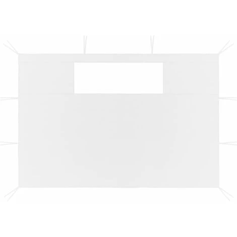 VidaXL Parois Latérales De Belvédère Avec Fenêtres 2 Pcs Blanc - Blanc 4 VidaXL Parois Latérales De Belvédère Avec Fenêtres 2 Pcs Blanc - Blanc – Image 2