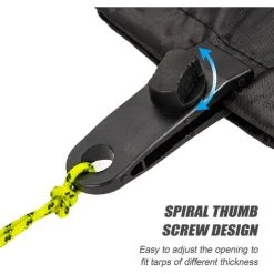 ASUPERMALL Ensemble Corde / Boucle Coupe-Vent Pour Tente, 10 Pinces Pour Tente + 4 Boucles Pour Corde Coupe-Vent De 3 M -Pergola Soldes 32804524 3