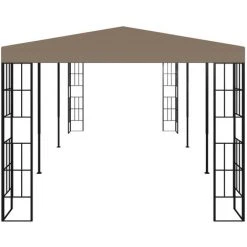 ASUPERMALL Belvedere 6x3 M Taupe -Pergola Soldes 32956416 4