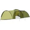 TRUE DEAL Tente Igloo De Camping 650x240x190 Cm 8 Personnes Vert -Pergola Soldes 33195398 1