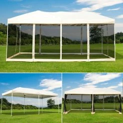 MH Grande Tonnelle Tente De Réception Ostara Pliante -Pergola Soldes 33195564 3