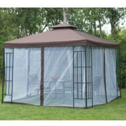 MH Tonnelle Barnum AUSTRALIA Marron -Pergola Soldes 33195965 5