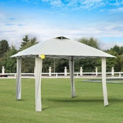 MH Tonnelle Barnum Pop-up VESUVE Crème -Pergola Soldes 33196059 2
