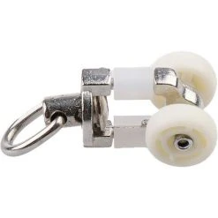 BETTERLIFE 10 Pièces Rouleaux De Rail Planeur De Voie De Rideau Plastique Twin à Roulettes En Alliage D'aluminium -Pergola Soldes 33230355 4