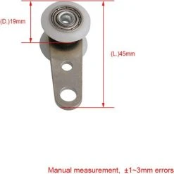 ILoveMilan Lot De 10 Roulettes Pour Baies Vitrées Ou Portes Coulissantes - En Métal Et En Plastique - 4, 5 X 1, 9 Cm 11 ILoveMilan Lot De 10 Roulettes Pour Baies Vitrées Ou Portes Coulissantes - En Métal Et En Plastique - 4, 5 X 1, 9 Cm -Pergola Soldes 33253229 5