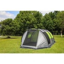 Tente De Camping Familiale Forme Tunnel 4 Places Capri - Kingcamp - Tout Inclus + Sac De Transport - Vert 8 Tente De Camping Familiale Forme Tunnel 4 Places Capri - Kingcamp - Tout Inclus + Sac De Transport - Vert -Pergola Soldes 33560378 2