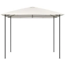 VidaXL Belvédère 3x3x2,6 M Crème 160 G/m² - Crème -Pergola Soldes 33912575 2