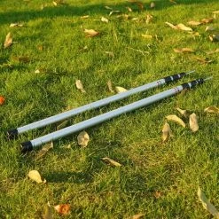 THSINDE Tente Accessoires De Camping Poteau Télescopique Réglable Voile D'ombrage Poteau En Aluminium Coussin à Trois Sections Voile D'ombrage Toile D'ombrage Parapluie De Rechange Parasol Parapluie De Camping