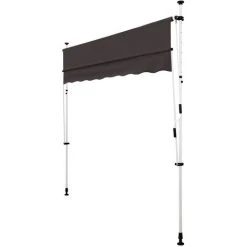 Strattore Auvent Rétractable / Manuel 250 X 120 Cm – Anthracite -Pergola Soldes 34038230 5