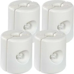INSTENT® Set De 4 Pieds Pour Tonnelle Avec Diamètre Rond 20-40mm, à Remplir à L'eau Ou Au Sable, Pour Pavillons, Gazebo, Chapiteaux, Tente De Jardin, 22 X 22 X 25 Cm, Couleur Blanc